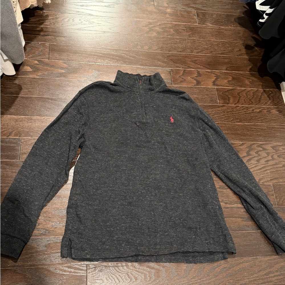 Polo Ralph Lauren Dark Gray Quarter-Zip Pullover